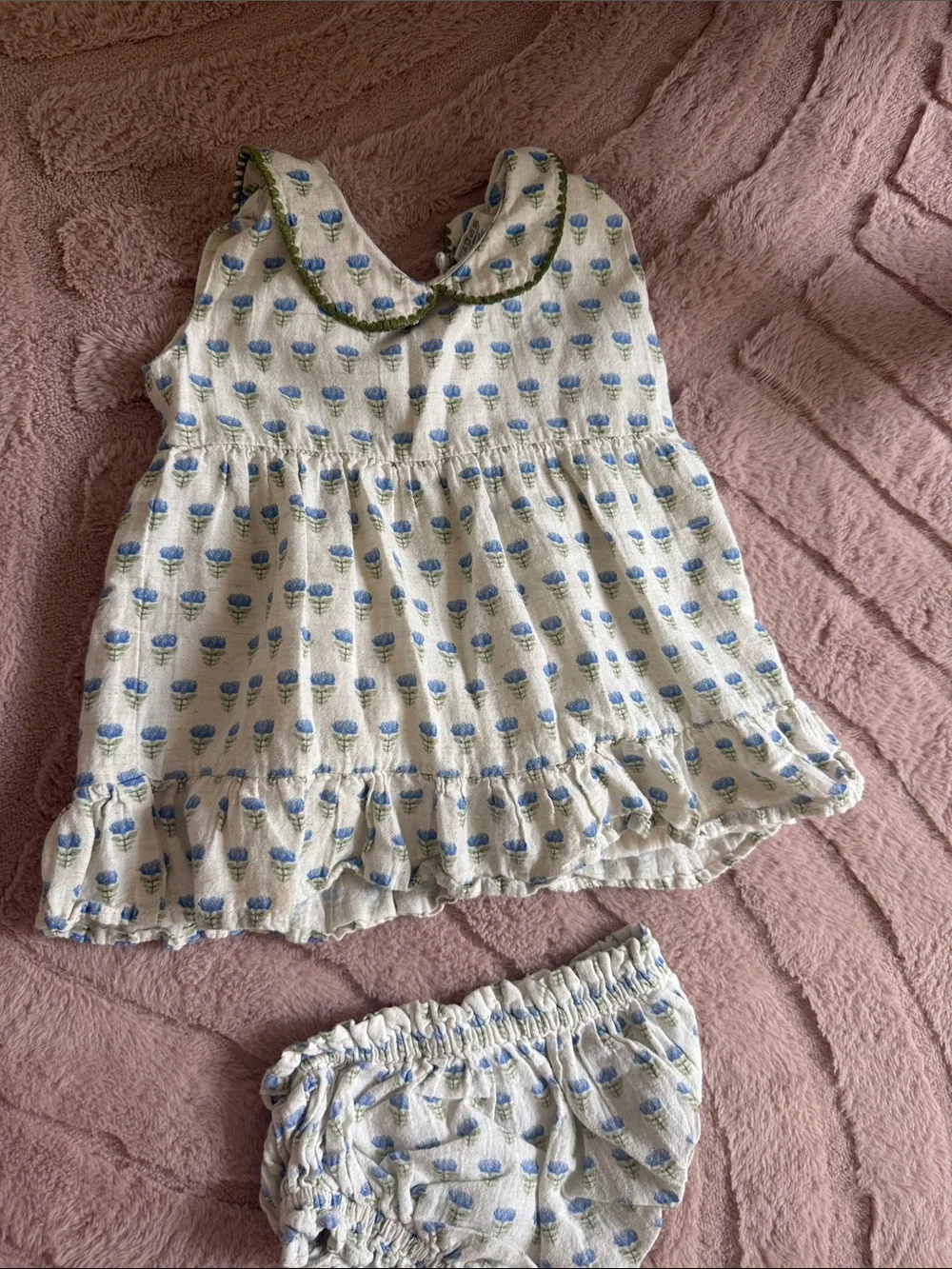 Viverano Organics linen floral dress